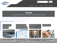 Tablet Screenshot of haba.it