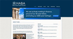 Desktop Screenshot of haba.org